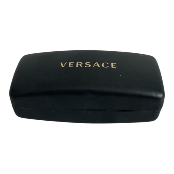 Versace Black Rhinestone Logo Sunglasses Bling Rare Designer Glasses Shades +Box - Picture 8 of 8